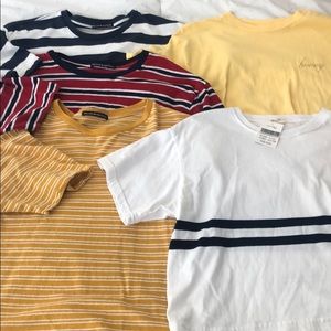 Brandy Melville 5pc t-shirt lot